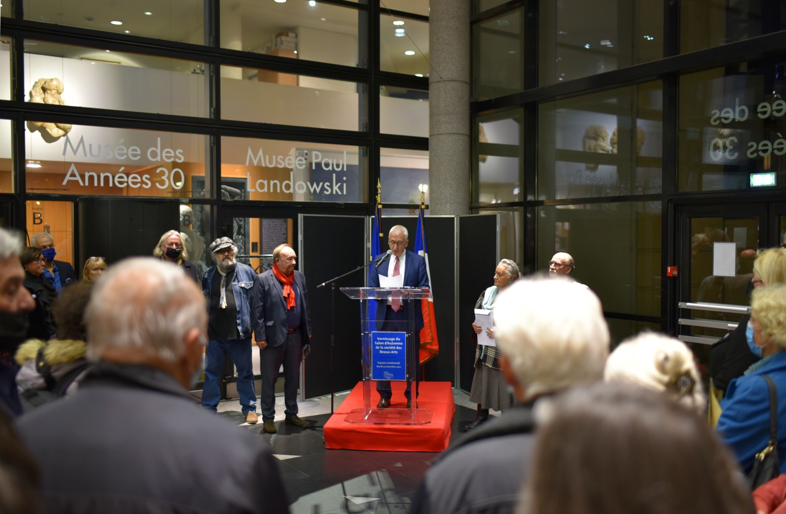 Ouverture du Salon par le Maire de Boulogne-Billancourt, Pierre-Christophe Baguet