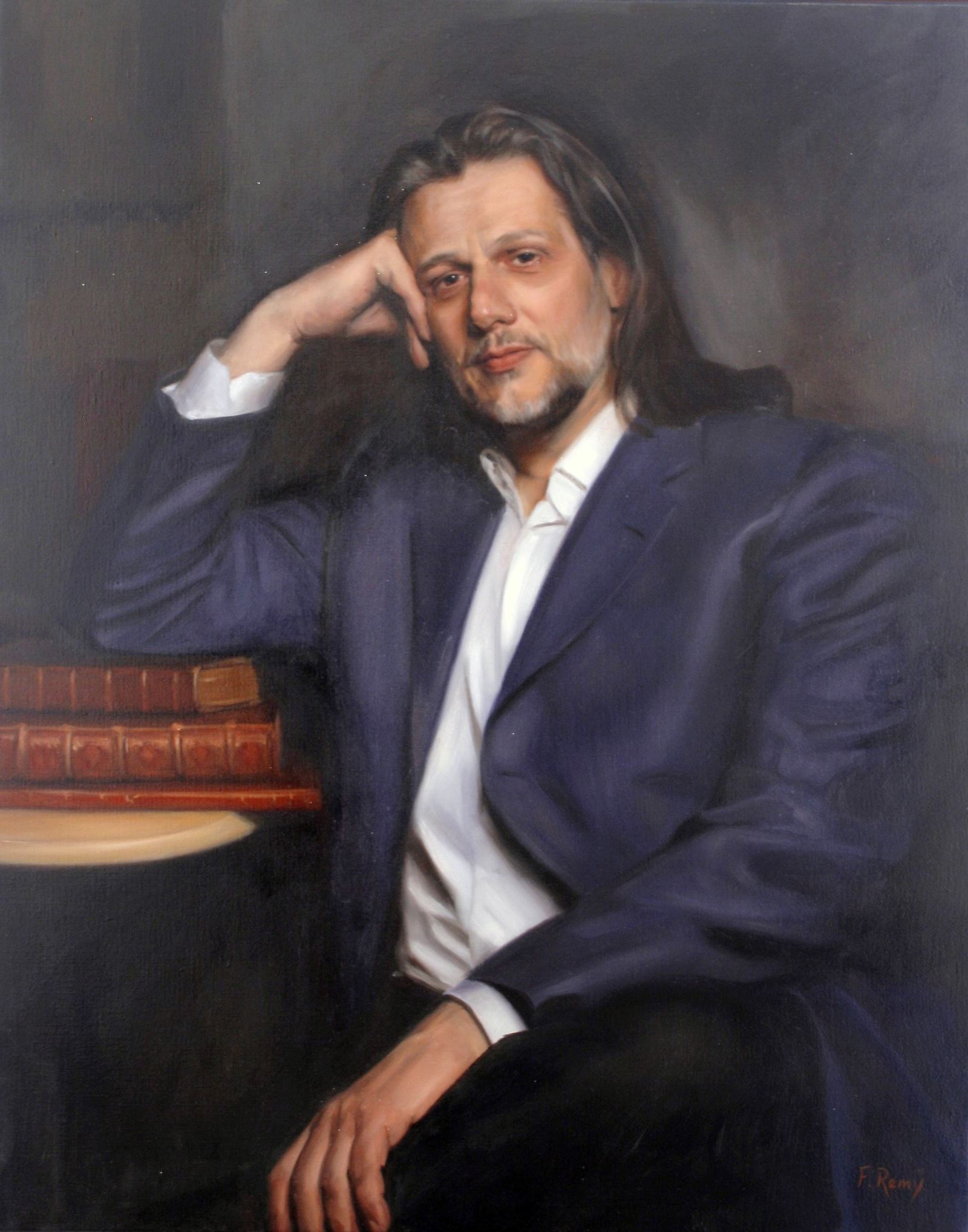 Roch de Coligny, oil on canvas, 81x65 cm